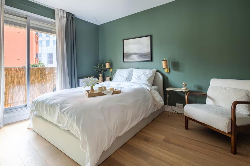 Gaspar - Joli Nid Douillet Proche De Paris Avec Balcon Boulogne-Billancourt Exterior foto